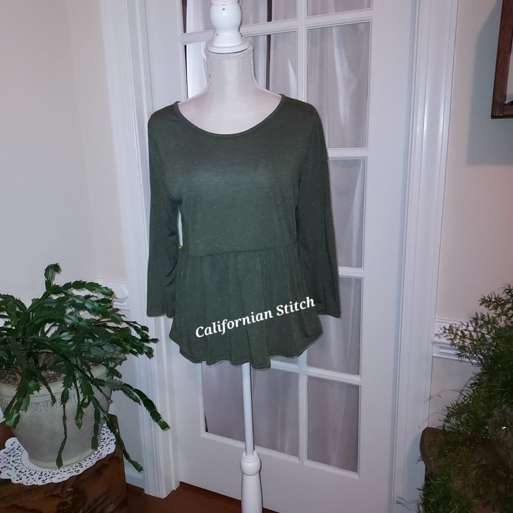 CALIFORNIAN STITCH GREEN TOP